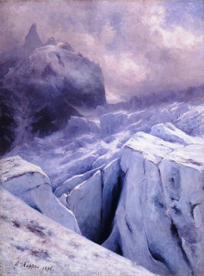 Crevasses au glacier des Géants - Gabriel Loppe